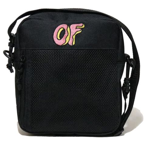 Odd Future : OF Embroidered Shoulder Bag (Black) – The Nines.